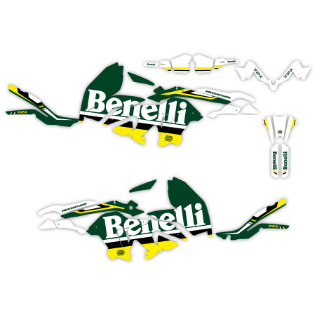 BENELLI TRK 502 X motorcycle graphics | Custom sticker kit