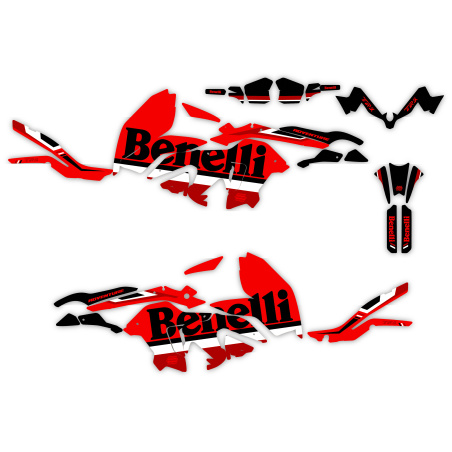 BENELLI TRK 502 X motorcycle graphics | Custom sticker kit
