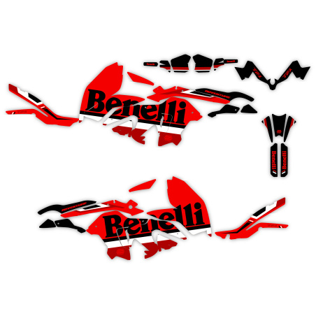 BENELLI TRK 502 X motorcycle graphics | Custom sticker kit