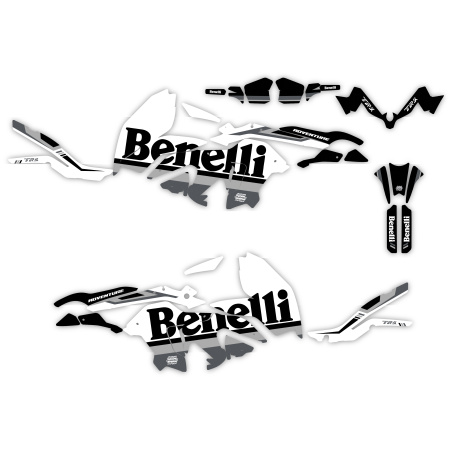 BENELLI TRK 502 X motorcycle graphics | Custom sticker kit