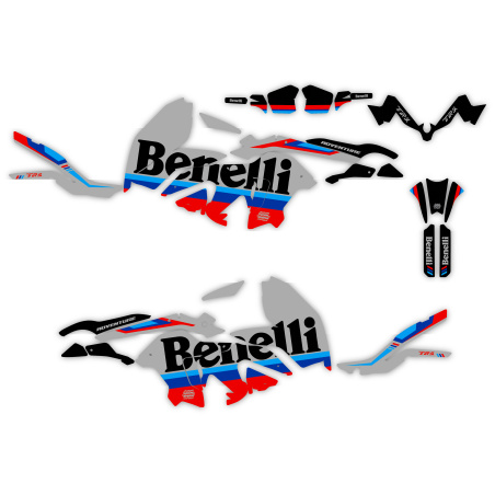 BENELLI TRK 502 X motorcycle graphics | Custom sticker kit
