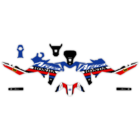 Kit déco moto Honda Africa Twin adventure| Kit d’autocollants personnalisés