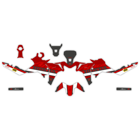 Kit déco moto Honda Africa Twin adventure| Kit d’autocollants personnalisés