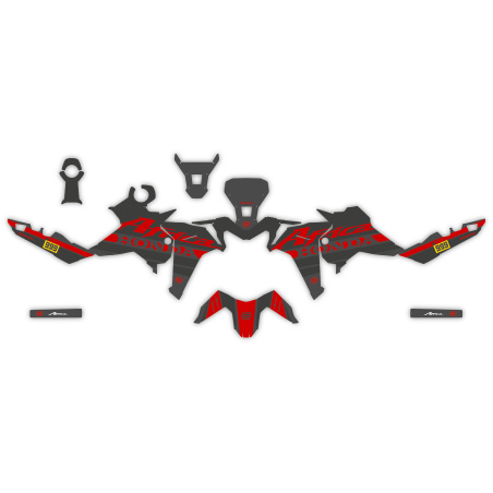 Kit déco moto Honda Africa Twin adventure| Kit d’autocollants personnalisés