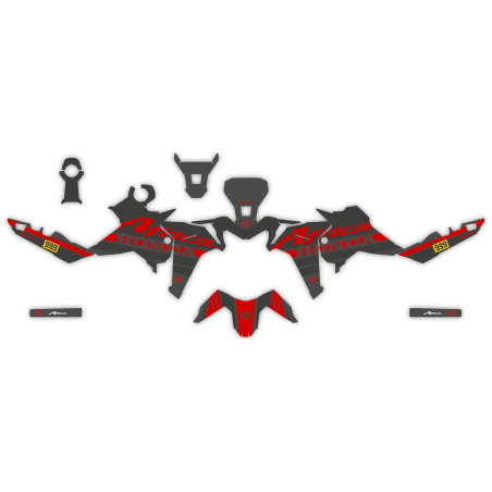 Kit déco moto Honda Africa Twin adventure| Kit d’autocollants personnalisés