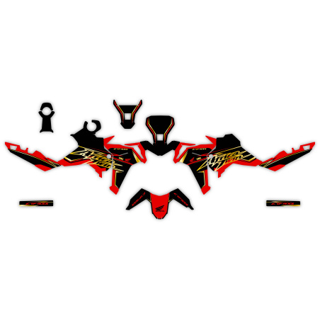 Honda Africa Twin motorcycle graphics | Custom sticker kit