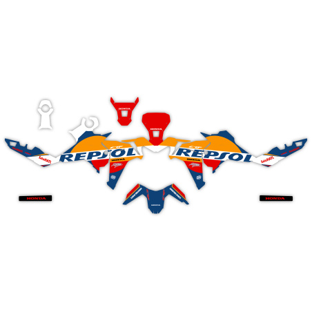 Kit déco moto Honda Africa Twin adventure| Kit d’autocollants personnalisés