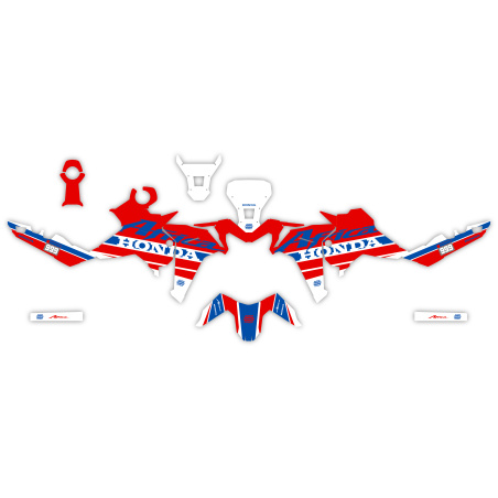 Kit déco moto Honda Africa Twin adventure| Kit d’autocollants personnalisés