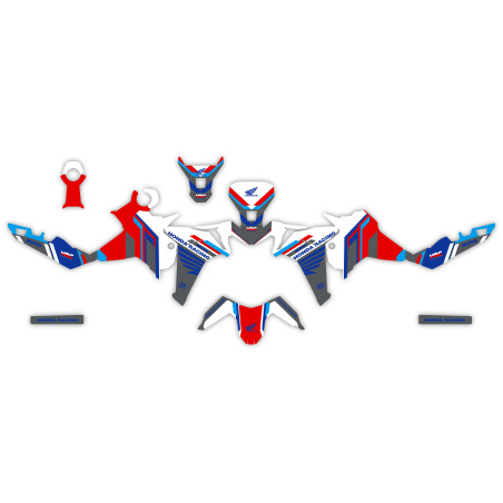 Kit déco moto Honda Africa Twin adventure| Kit d’autocollants personnalisés