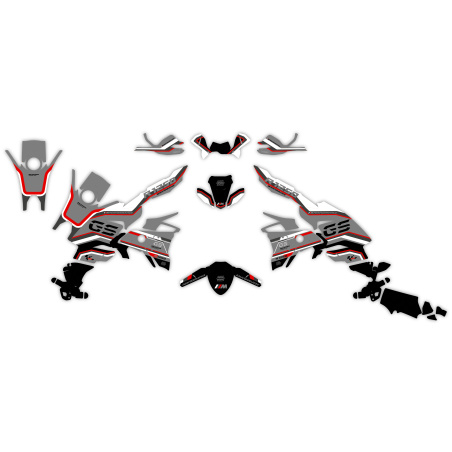 Kit déco moto Bmw GS 1200 1250 1300 800 adventure| Kit d’autocollants personnalisés