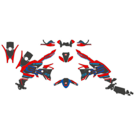 Kit déco moto Bmw GS 1200 1250 1300 800 adventure| Kit d’autocollants personnalisés