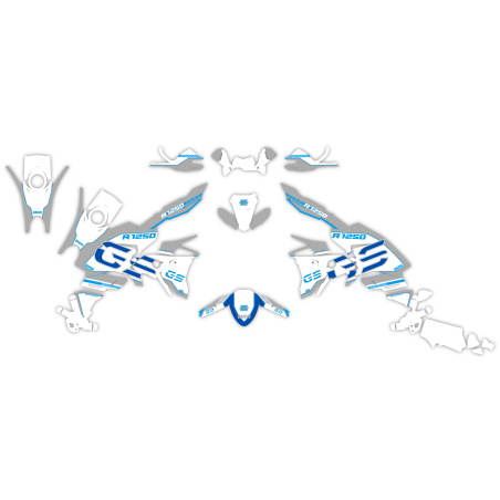 Kit déco moto Bmw GS 1200 1250 1300 800 adventure| Kit d’autocollants personnalisés