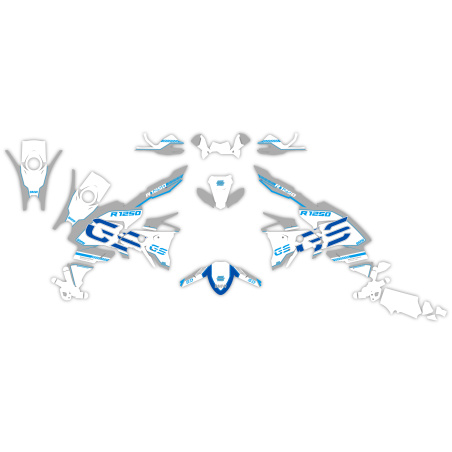 Kit déco moto Bmw GS 1200 1250 1300 800 adventure| Kit d’autocollants personnalisés
