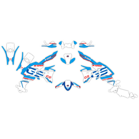 Kit déco moto Bmw GS 1200 1250 1300 800 adventure| Kit d’autocollants personnalisés