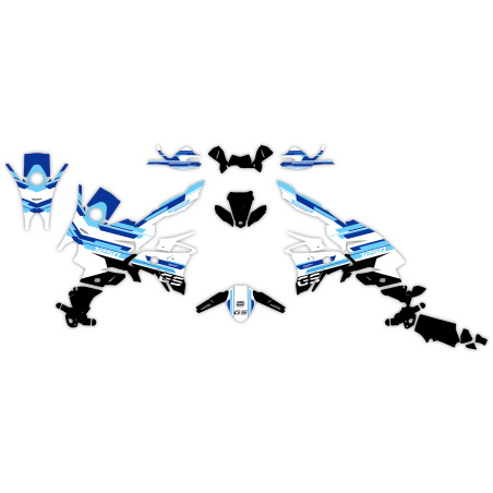 Kit déco moto Bmw GS 1200 1250 1300 800 adventure| Kit d’autocollants personnalisés