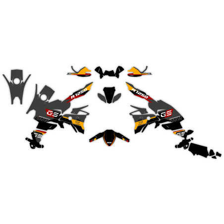 Kit déco moto Bmw GS 1200 1250 1300 800 adventure| Kit d’autocollants personnalisés