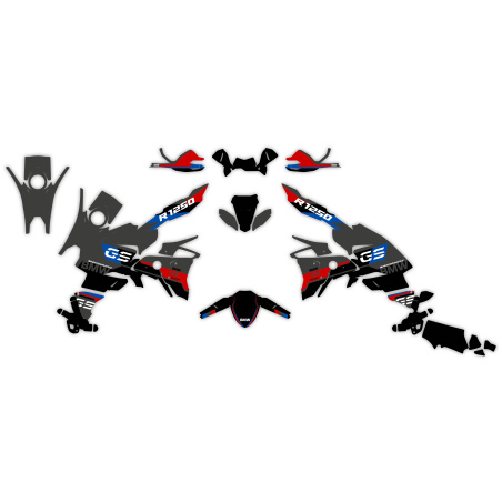 Kit déco moto Bmw GS 1200 1250 1300 800 adventure| Kit d’autocollants personnalisés