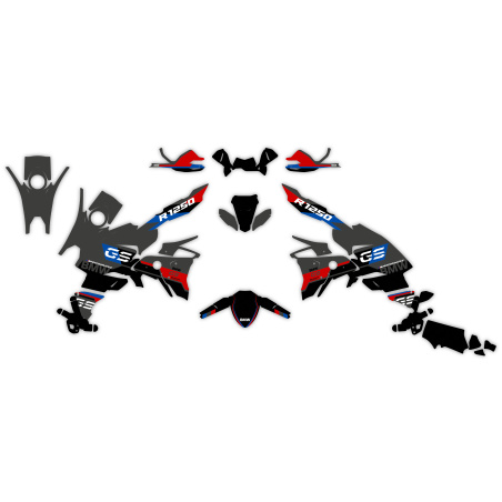 Kit déco moto Bmw GS 1200 1250 1300 800 adventure| Kit d’autocollants personnalisés