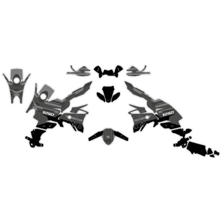 Kit déco moto Bmw GS 1200 1250 1300 800 adventure| Kit d’autocollants personnalisés