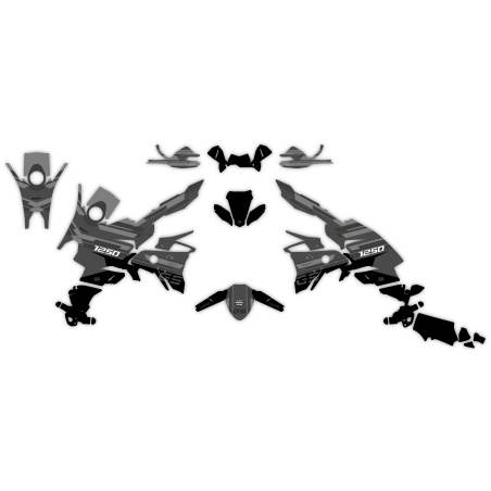 Kit déco moto Bmw GS 1200 1250 1300 800 adventure| Kit d’autocollants personnalisés