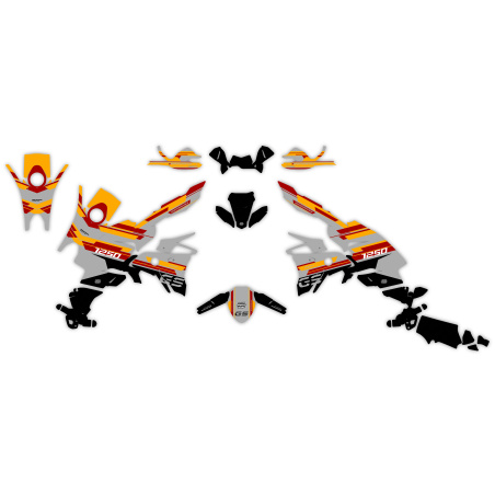 Kit déco moto Bmw GS 1200 1250 1300 800 adventure| Kit d’autocollants personnalisés