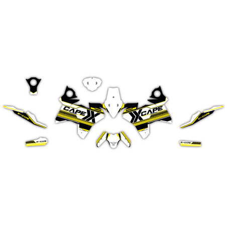 Kit déco moto MORINI X-CAPE 650 adventure| Kit d’autocollants personnalisés