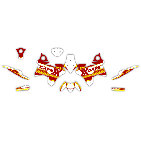 Kit déco moto MORINI X-CAPE 650 adventure| Kit d’autocollants personnalisés