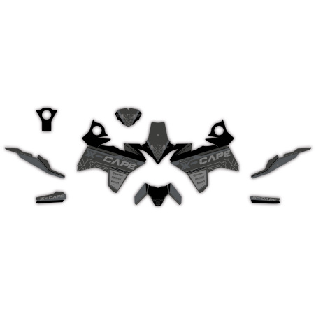 Kit déco moto MORINI X-CAPE 650 adventure| Kit d’autocollants personnalisés