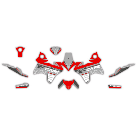 Kit déco moto MORINI X-CAPE 650 adventure| Kit d’autocollants personnalisés