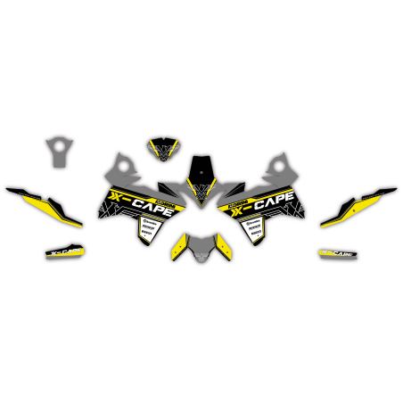 Kit déco moto MORINI X-CAPE 650 adventure| Kit d’autocollants personnalisés