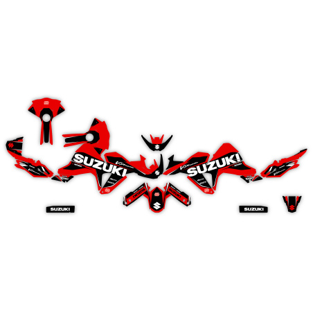 Suzuki V-Strom DE SE 650 800 1050 motorcycle graphics | Custom sticker kit