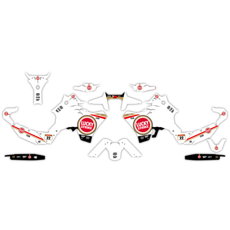 Yamaha Tenere 700 Adventure motorcycle graphics | Custom sticker kit