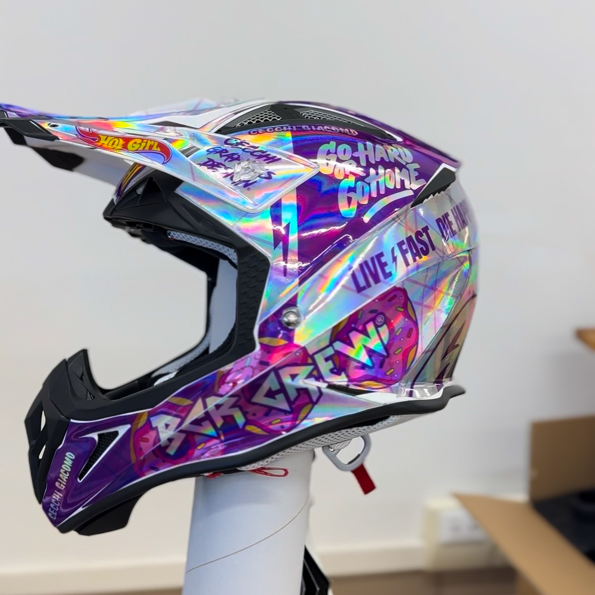 Kit Autocollants Sponsors Pour Moto/casque - PVC Résistant UV, Application Facile, Impression Qualité, 10 Pièces, Décoration Personnalisée