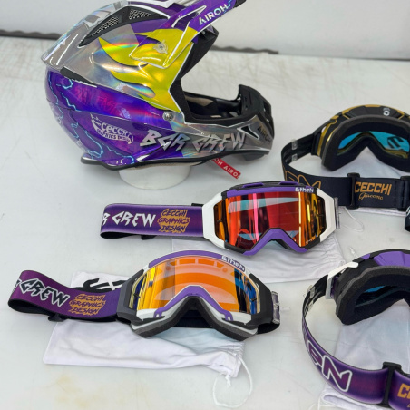 CUSTOM MOTORCYCLE GOGGLES MASK - MOTOCROSS ENDURO MOTARD