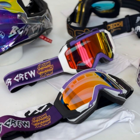 CUSTOM MOTORCYCLE GOGGLES MASK - MOTOCROSS ENDURO MOTARD