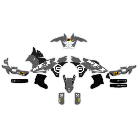 Kit déco moto Cf Moto 800 mt-X adventure| Kit d’autocollants personnalisés