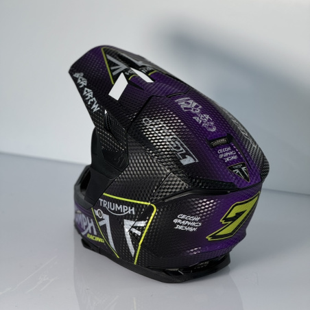 Customize your helmet | Full custom stickers kit for motorbike helmet