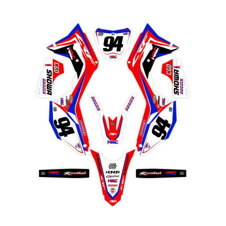 Kit déco moto Honda | Kit d’autocollants personnalisés
