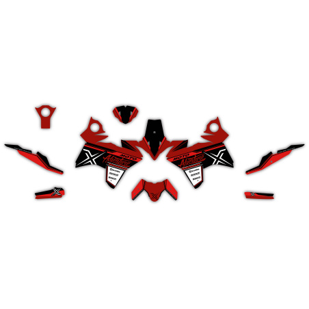 Grafiche moto MORINI X-CAPE 650 | Kit adesivi Personalizzati