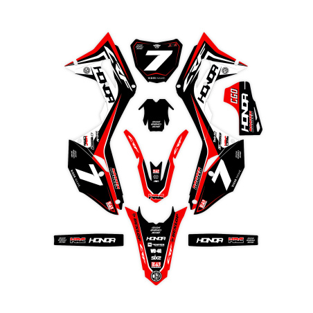 Kit déco moto Honda | Kit d’autocollants personnalisés