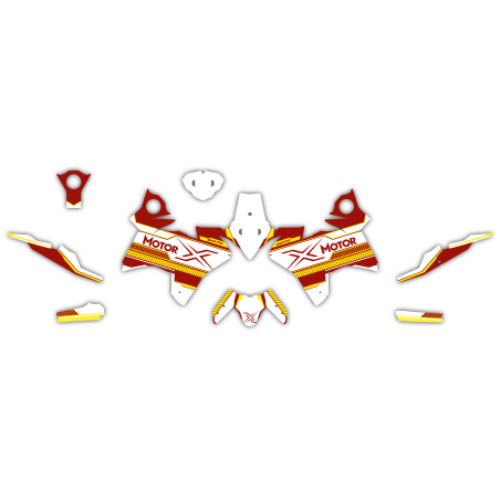 MORINI X-CAPE 650 motorcycle graphics | Custom sticker kit