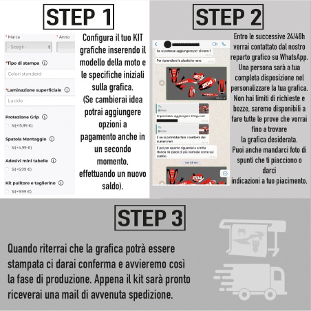 Grafiche SCOOTER personalizzate | Motocross, enduro, motard, ecc...
