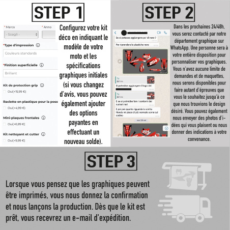 Grafiche SCOOTER personalizzate | Motocross, enduro, motard, ecc...