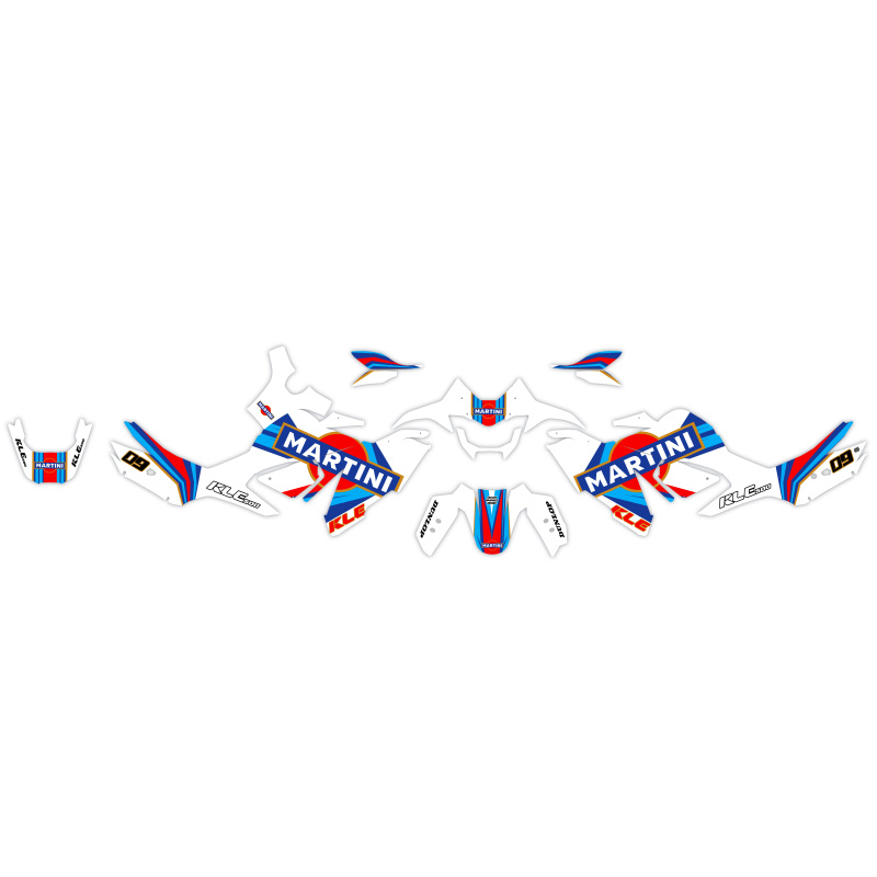Grafiche moto KAWASAKI KLE 500| Kit adesivi Personalizzati