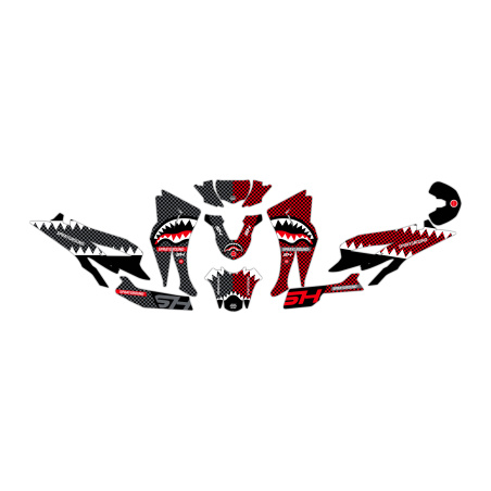 SCOOTER SH, BOOSTER, AEROX,...  graphics | Custom sticker kit