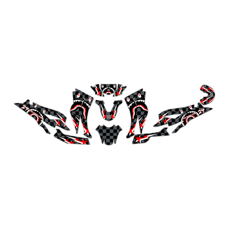Kit déco moto SCOOTER SH, BOOSTER, AEROX,...| Kit d’autocollants personnalisés