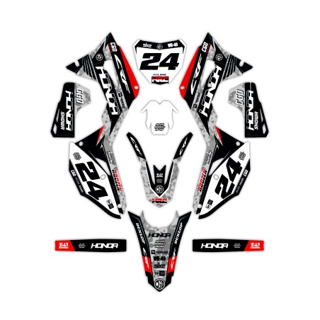 Kit déco moto Honda | Kit d’autocollants personnalisés