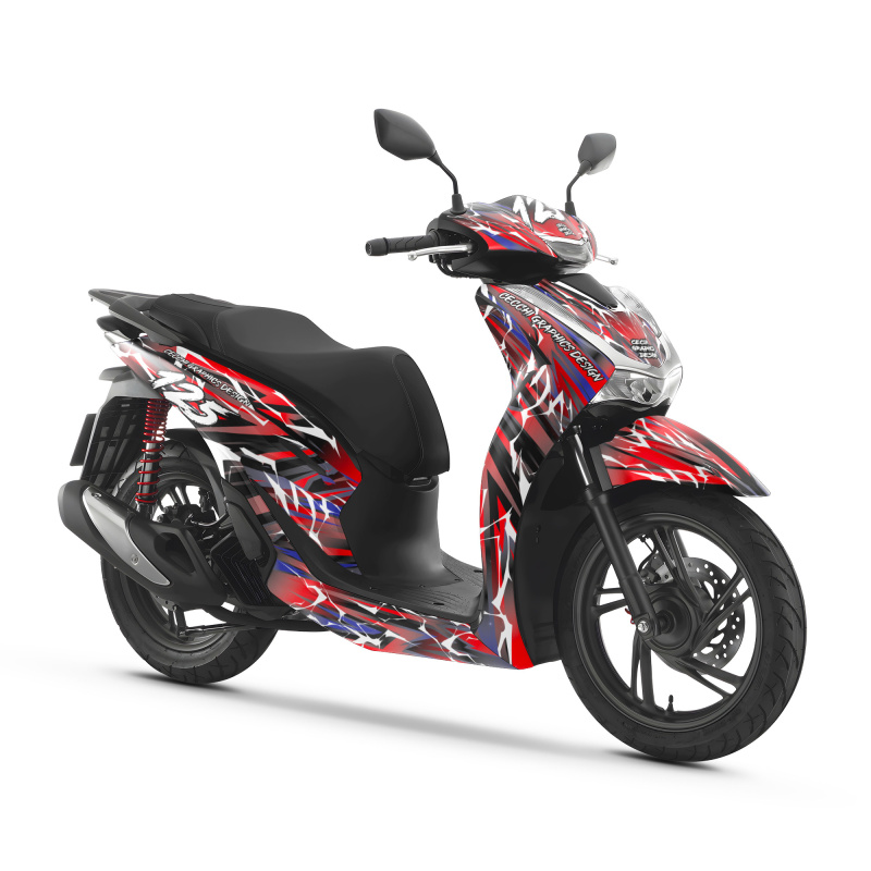 Kit déco moto SCOOTER SH, BOOSTER, AEROX,...| Kit d’autocollants personnalisés