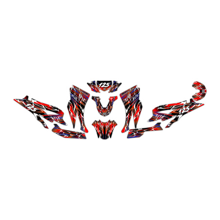 Kit déco moto SCOOTER SH, BOOSTER, AEROX,...| Kit d’autocollants personnalisés