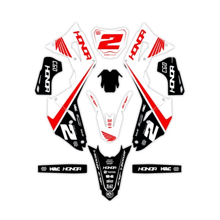 Kit déco moto Honda | Kit d’autocollants personnalisés